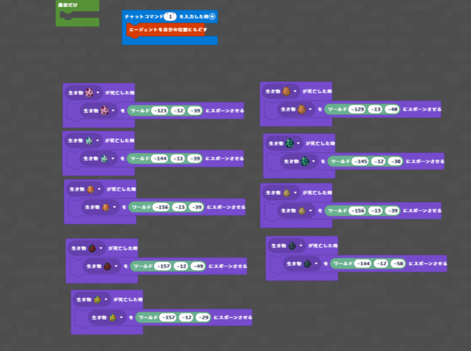 レッドストーン回路やMakeCodeなど、動きや仕組みや仕掛けに挑戦しましたか？