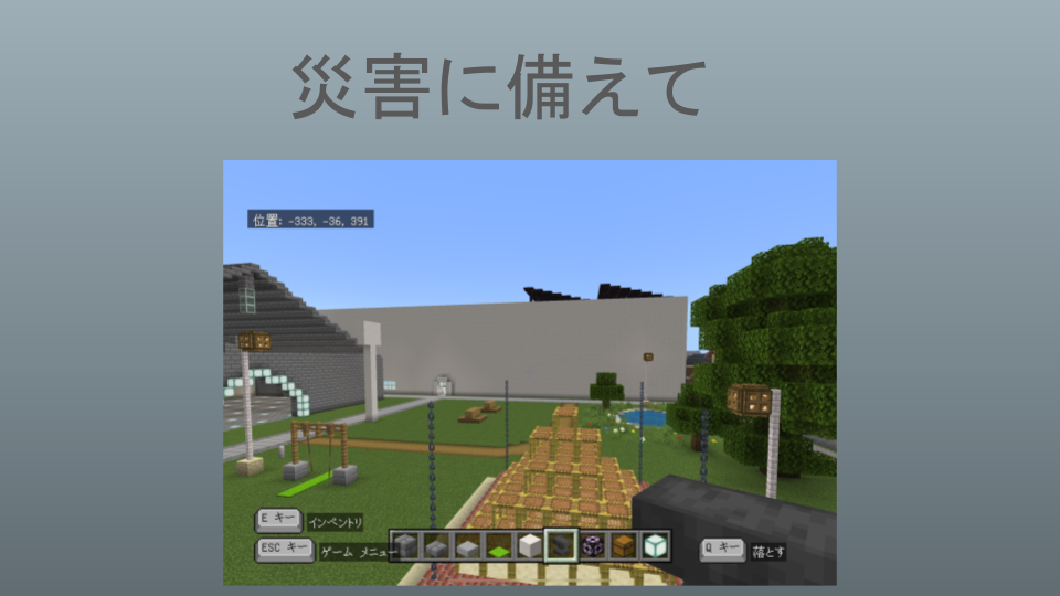 災害に備えて