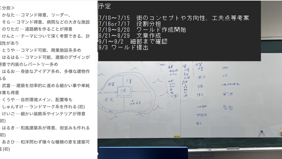 どのような計画を立てて制作をすすめていきましたか?