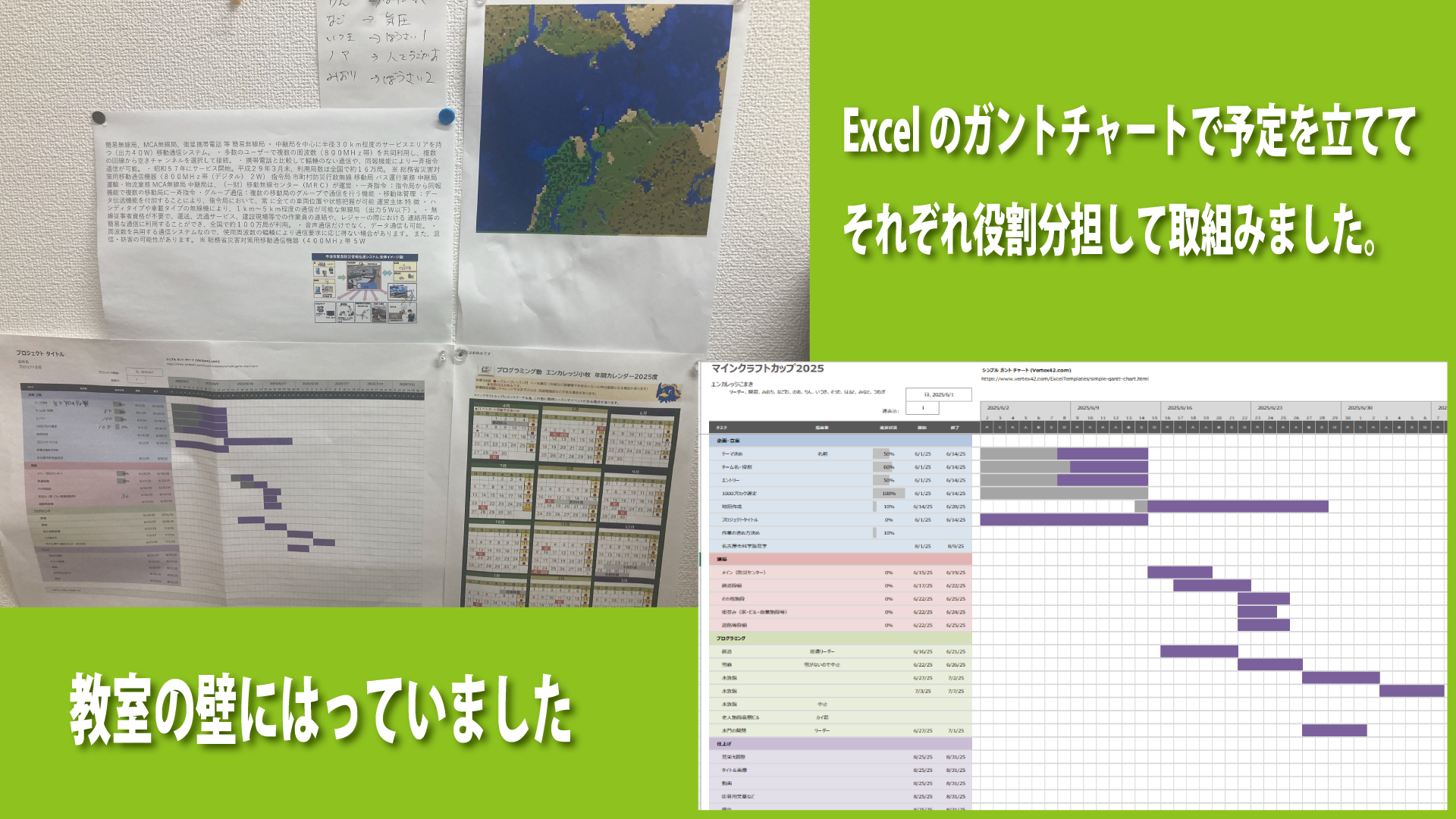 どのような計画を立てて制作をすすめていきましたか?