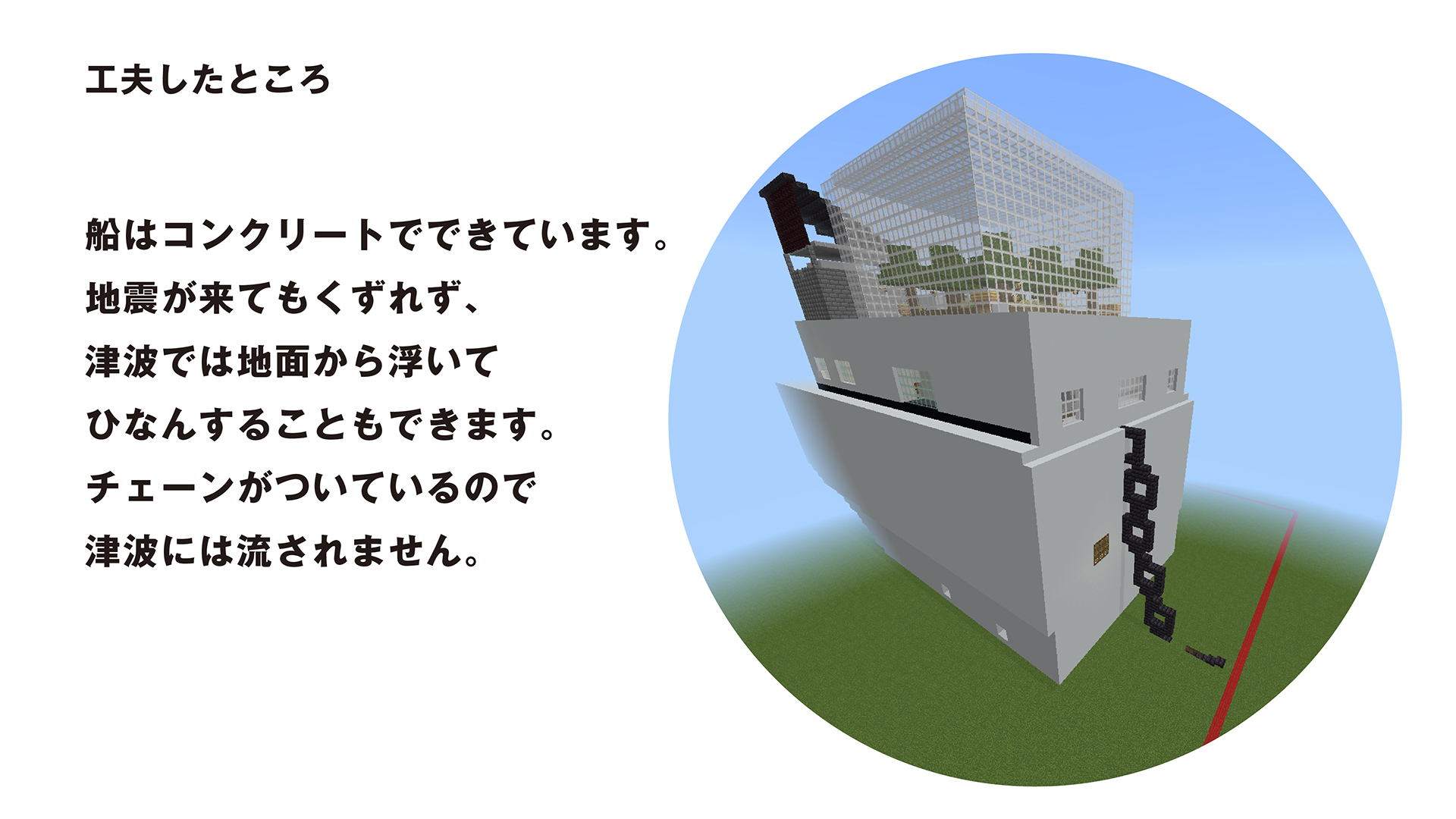 作った建物の中で工夫したところはどこですか?