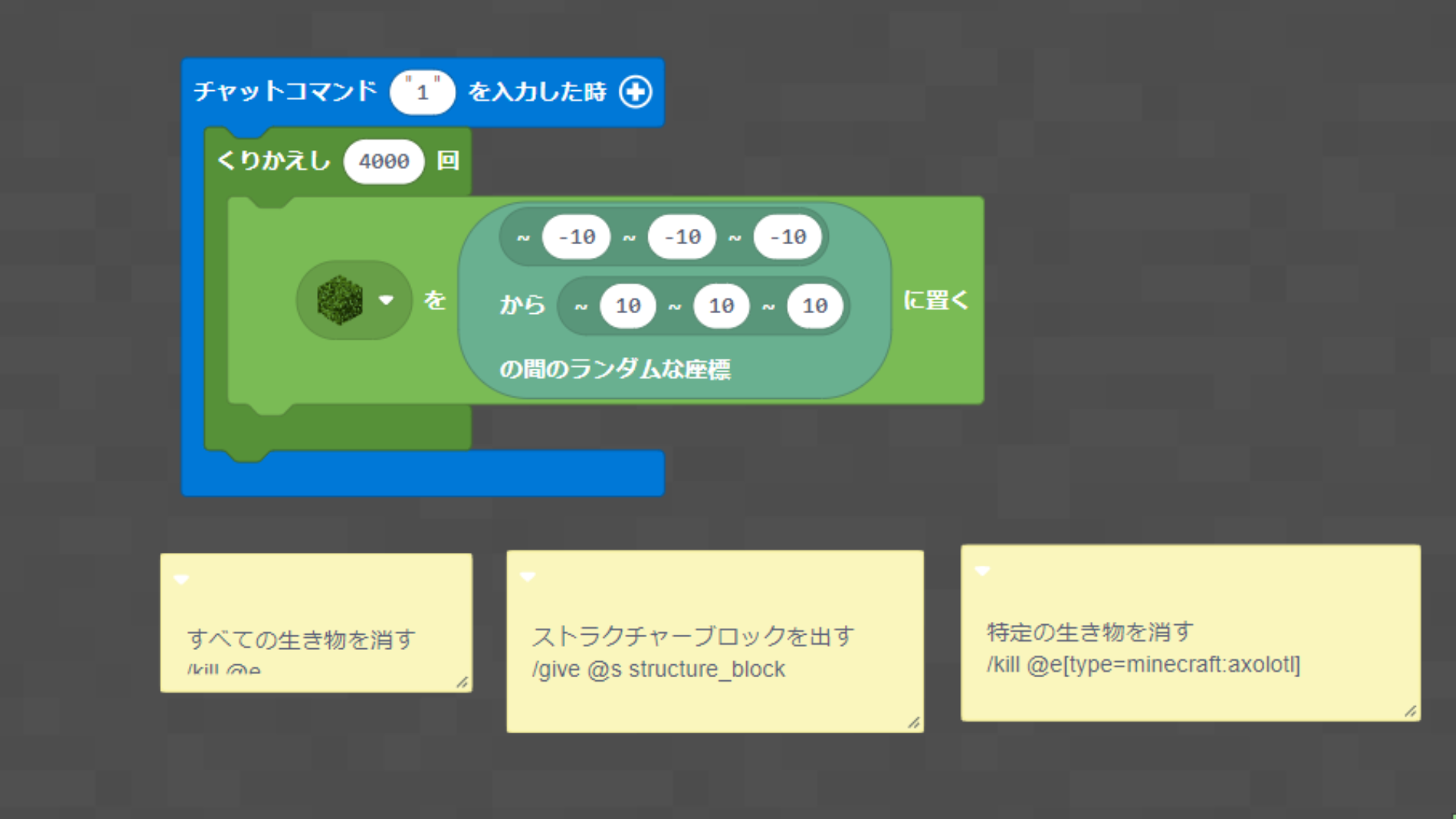 レッドストーン回路やMakeCodeなど、動きや仕組みや仕掛けに挑戦しましたか？