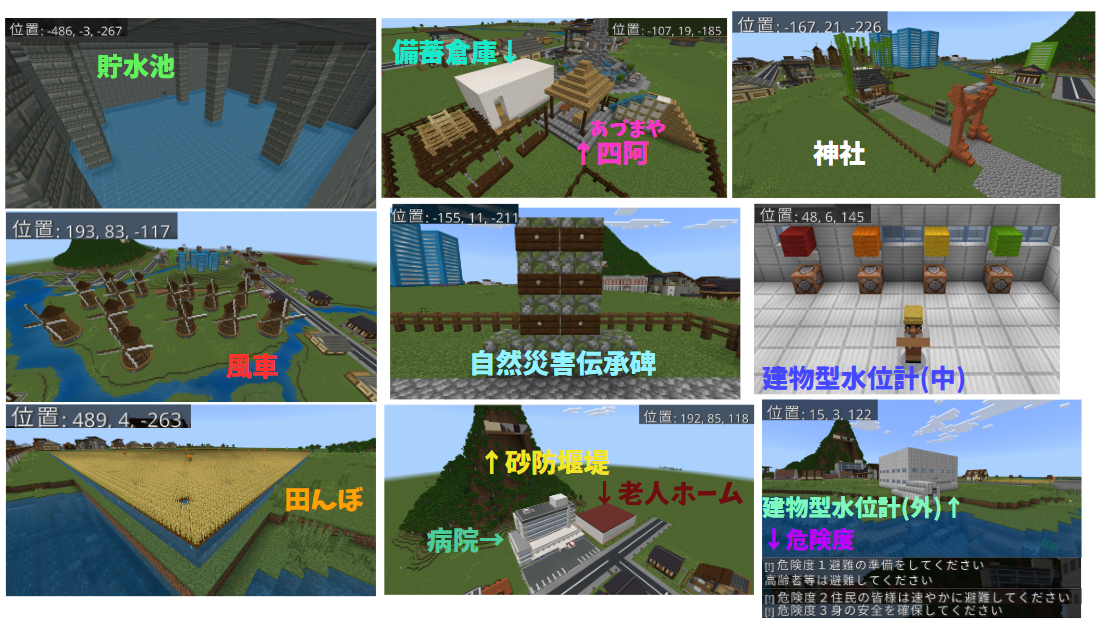 「作品テーマ」をワールド上でどのように表現していますか?