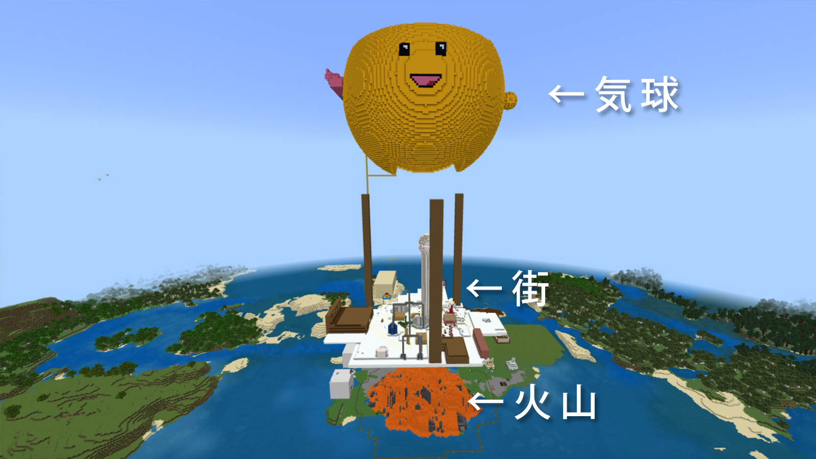 「作品テーマ」をワールド上でどのように表現していますか?