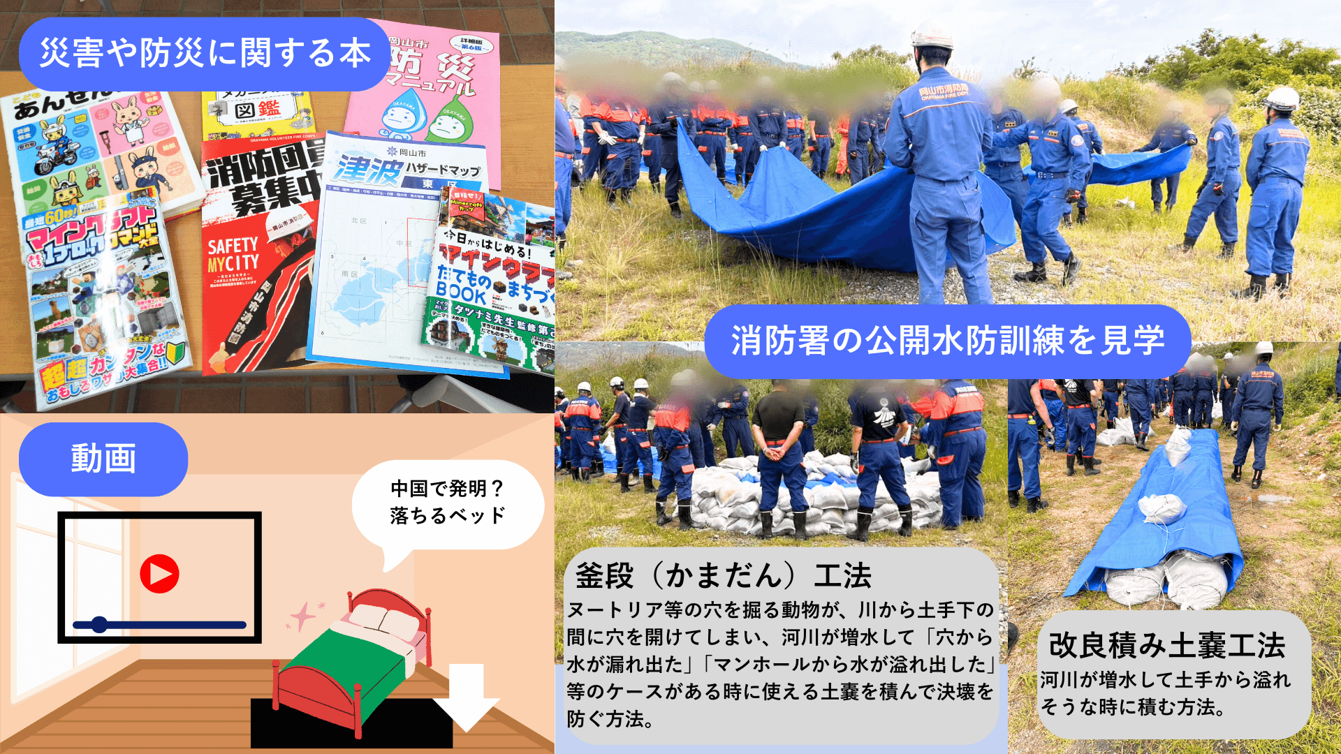 災害や防災、レジリエンスについてどのように調べましたか?