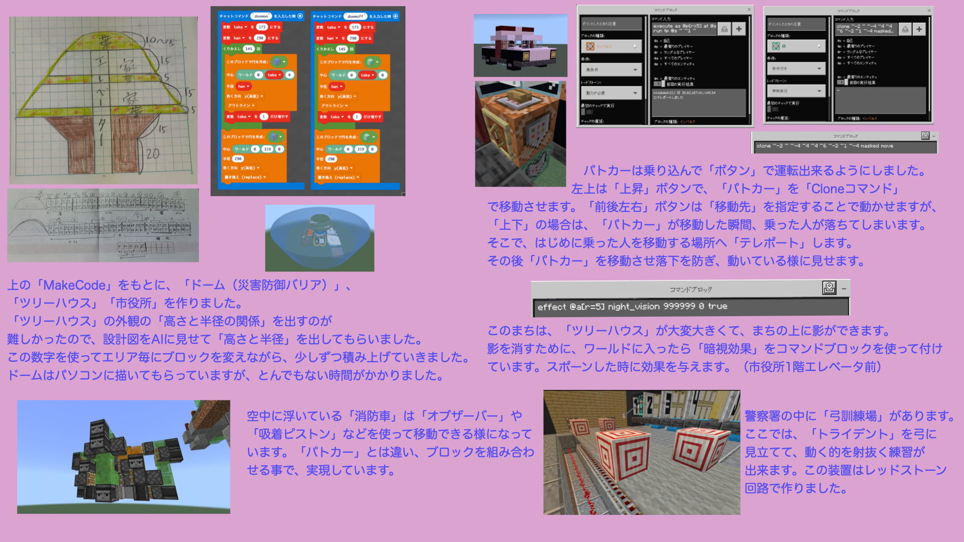 どのような計画をたてて制作をすすめたか