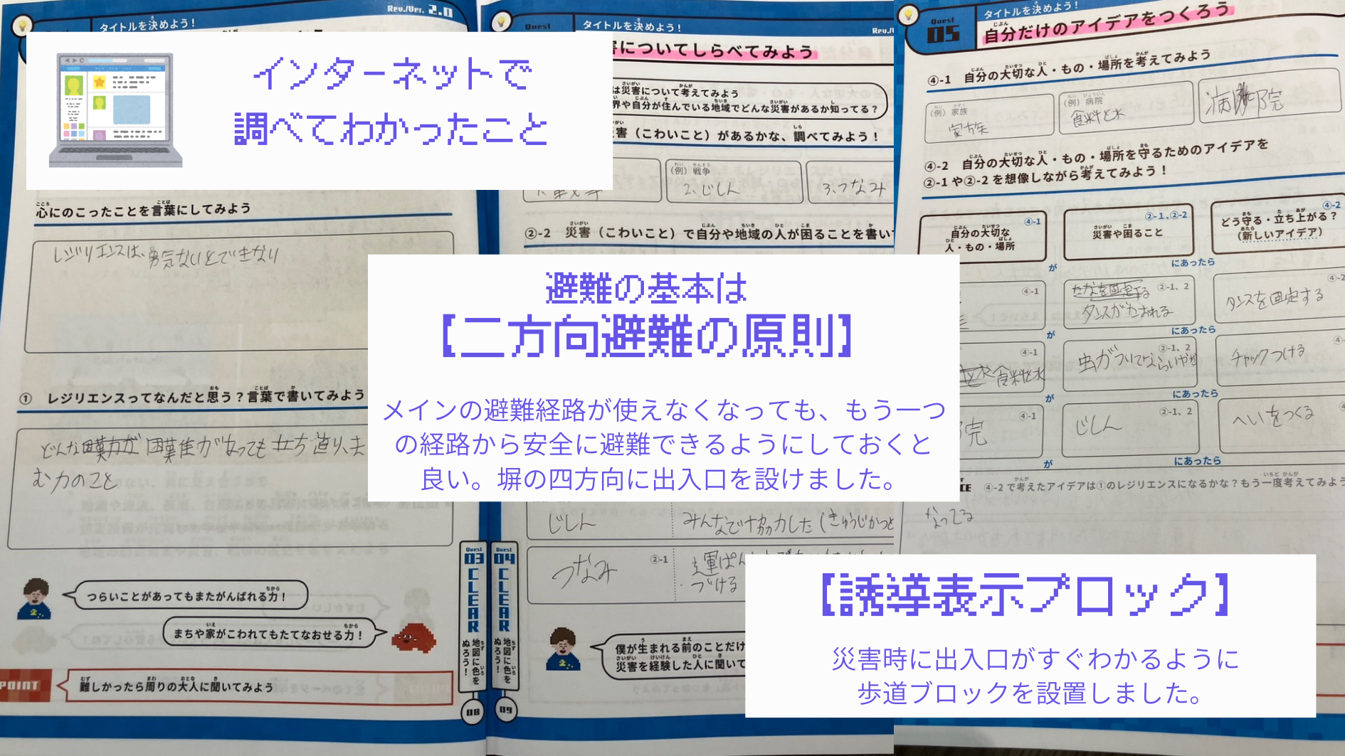 災害や防災、レジリエンスについてどのように調べましたか?