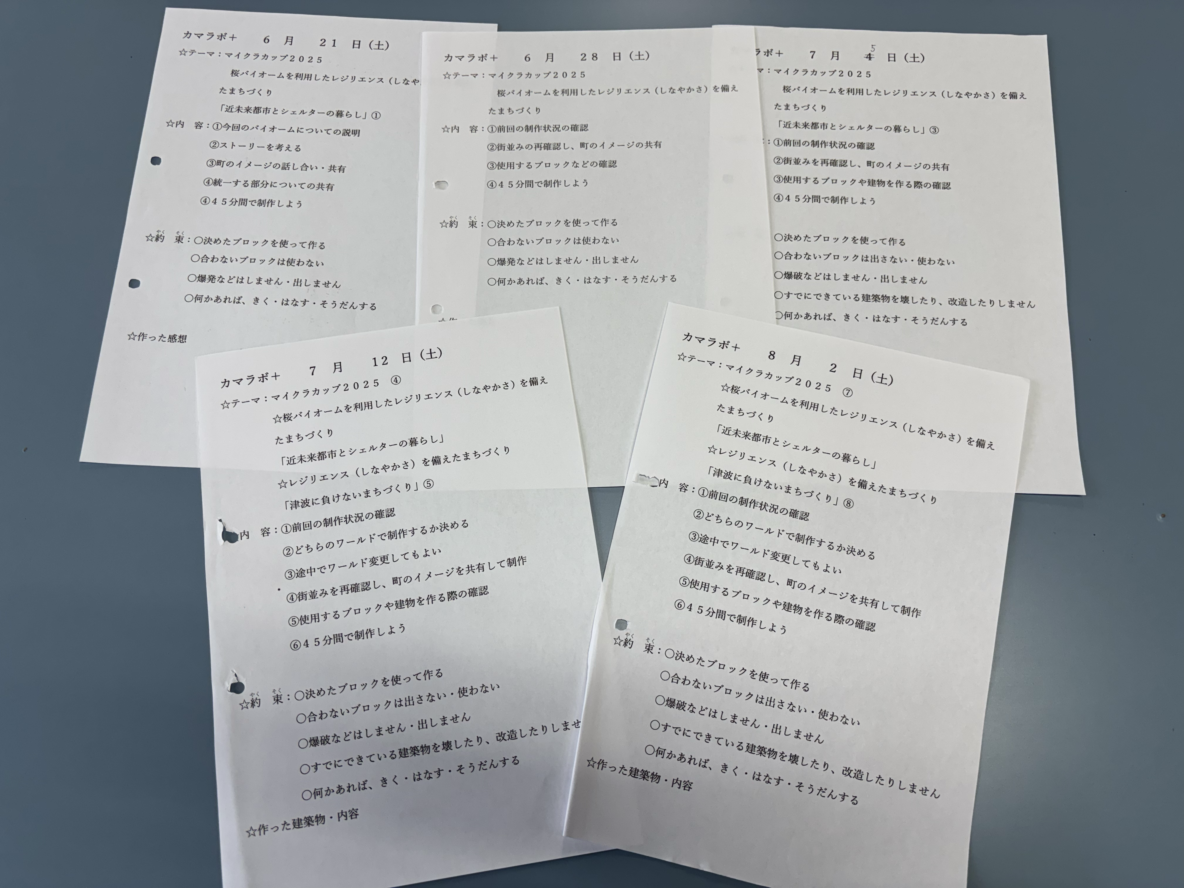 どのような計画を立てて制作をすすめていきましたか?