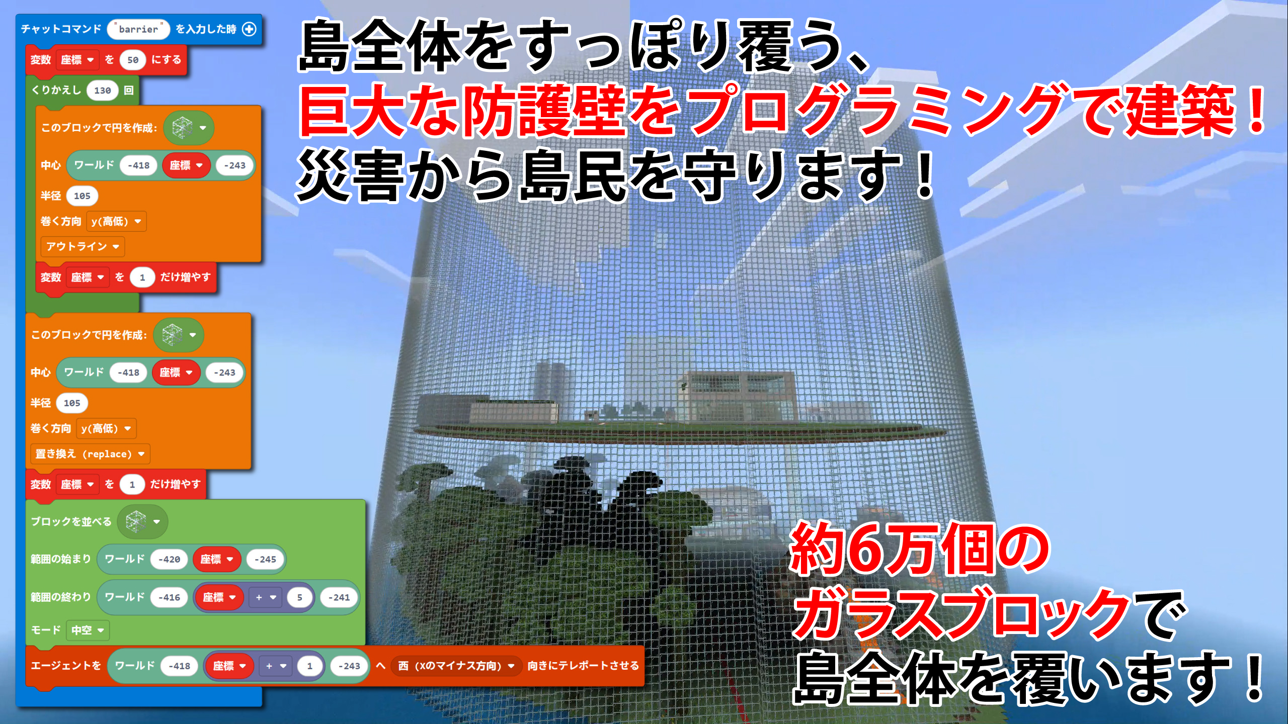 プログラミングやレッドストーンなどに対して、どのように挑戦しましたか?