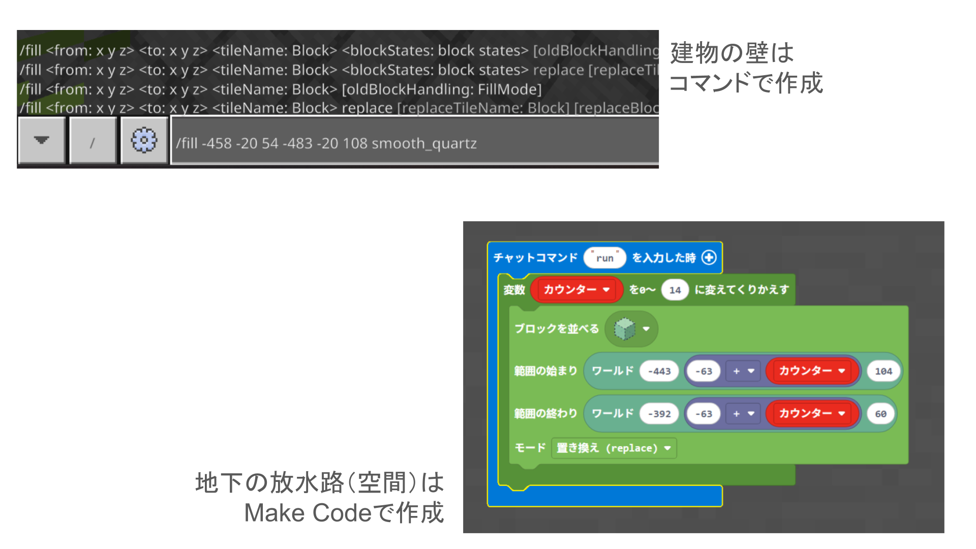 レッドストーン回路やMakeCodeなど、動きや仕組みや仕掛けに挑戦しましたか?