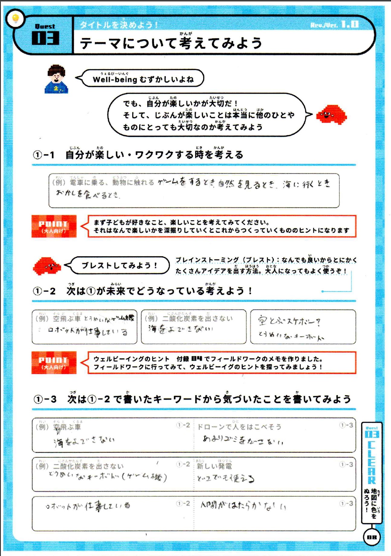 パビリオンの中に表現した未来の技術は何ですか？