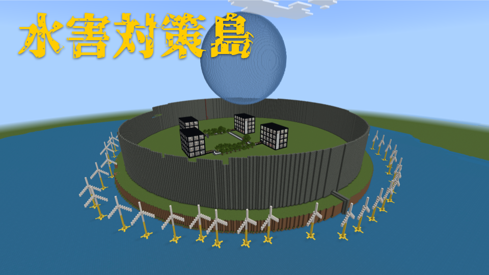 水害対策島