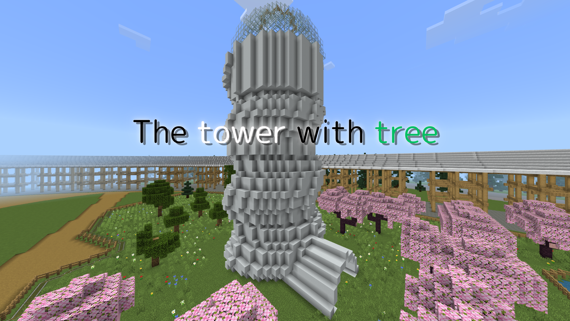 The tower with tree