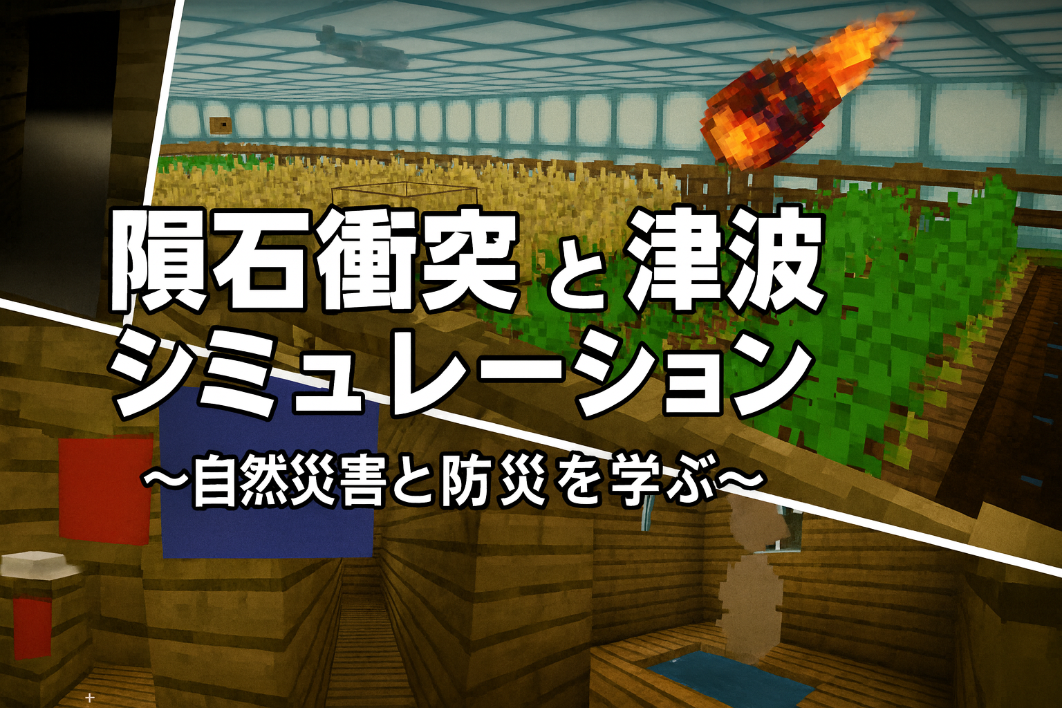 隕石衝突と津波シミュレーション 〜自然災害と防災を学ぶ〜