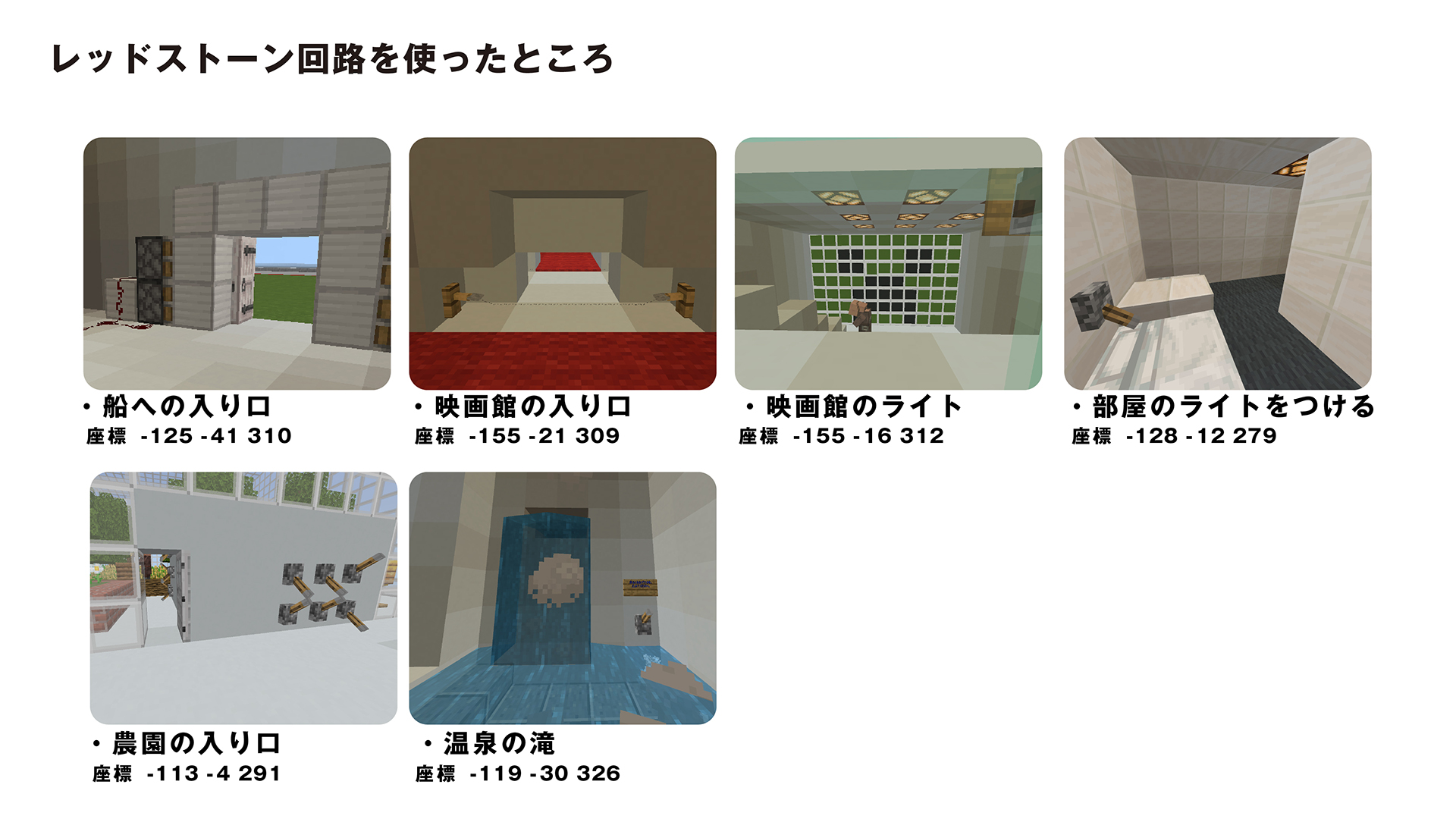 レッドストーン回路やMakeCodeなど、動きや仕組みや仕掛けに挑戦しましたか?